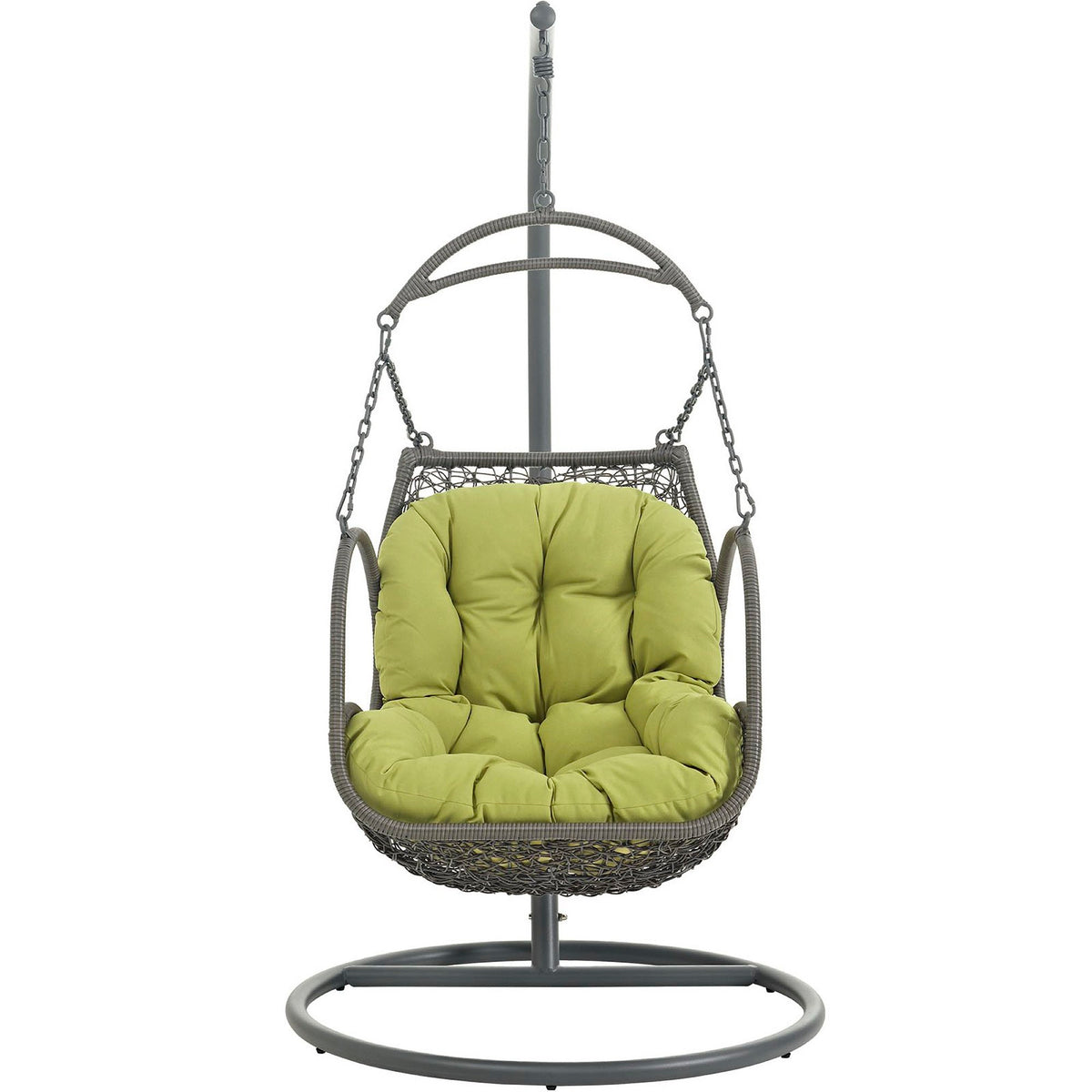 Arbor Outdoor Patio Wood Swing Chair - Peridot
