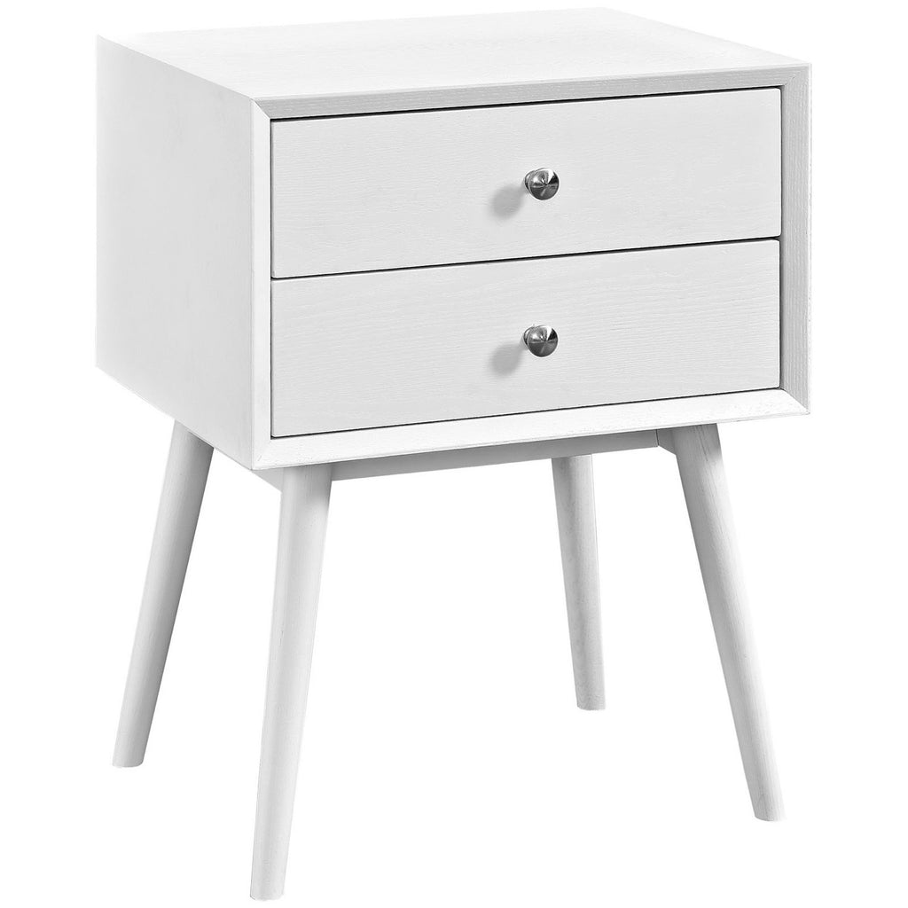 Dispatch Nightstand - White