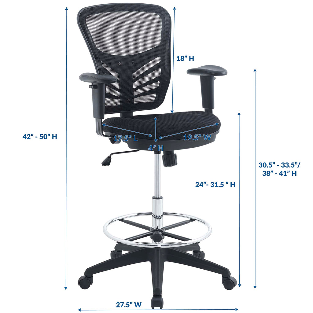 Articulate Drafting Chair - Black
