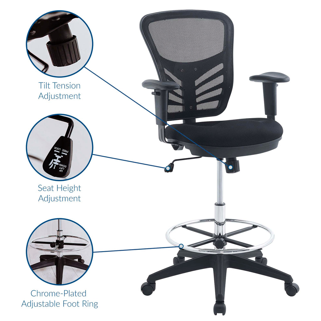 Articulate Drafting Chair - Black