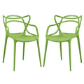 Entangled Dining Set Set of 2 - Green