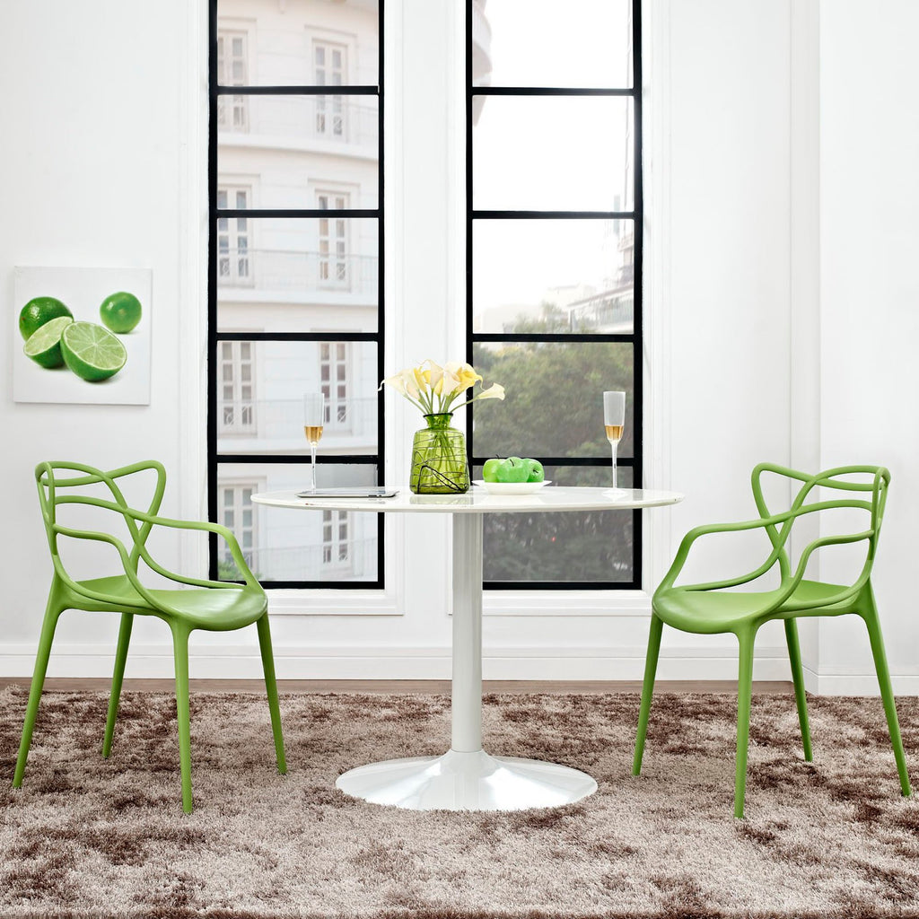 Entangled Dining Set Set of 2 - Green
