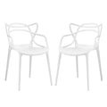 Entangled Dining Set Set of 2 - White
