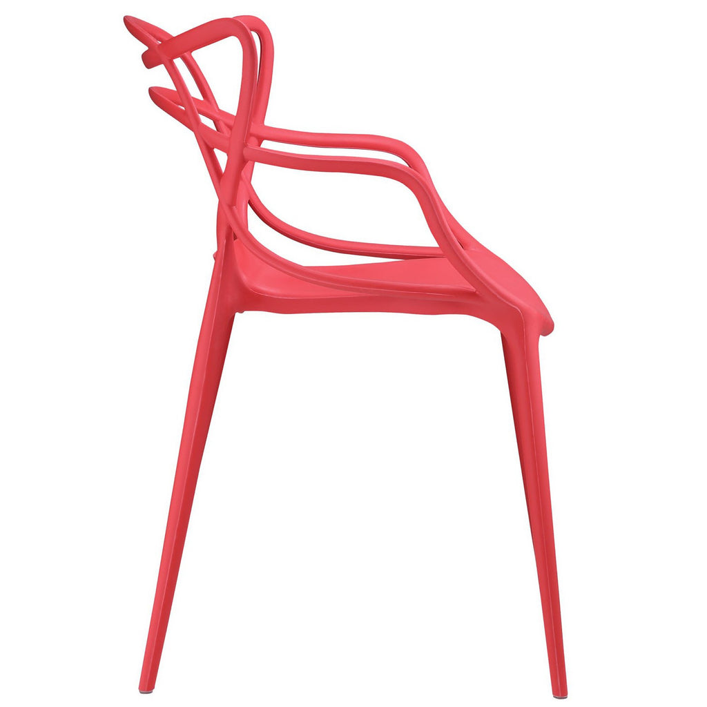 Entangled Dining Set Set of 4 - Red
