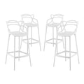Entangled Bar Stool Set of 4 - White