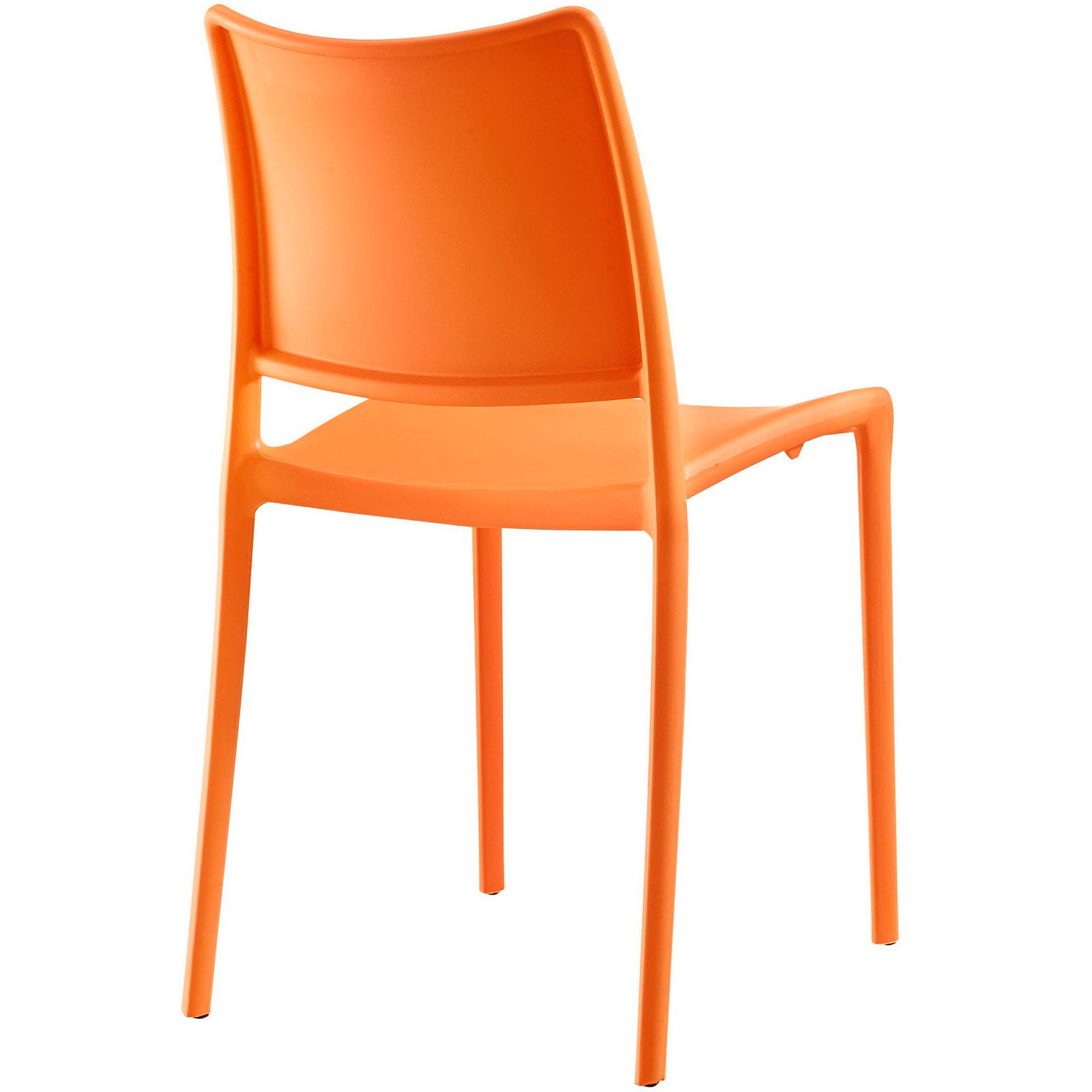 Hipster Dining Side Chair Set of 2 - Orange