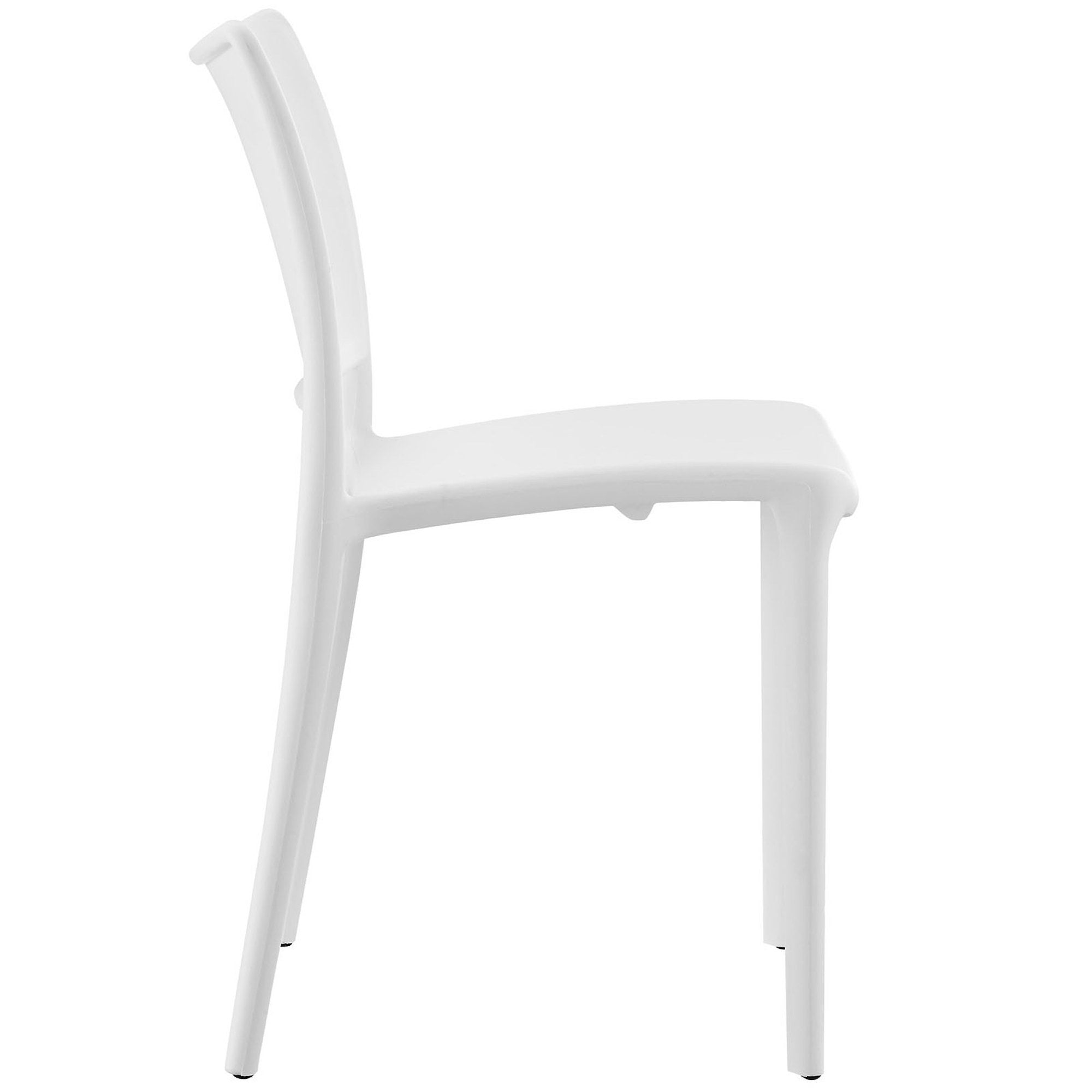 Hipster Dining Side Chair Set of 4 - White