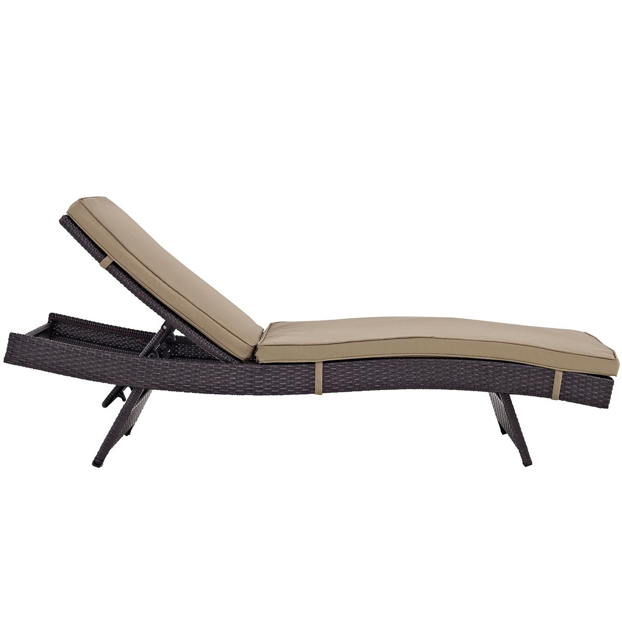Convene Outdoor Patio Chaise Set of 2 - Espresso Mocha