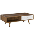 Transmit Coffee Table - Walnut White