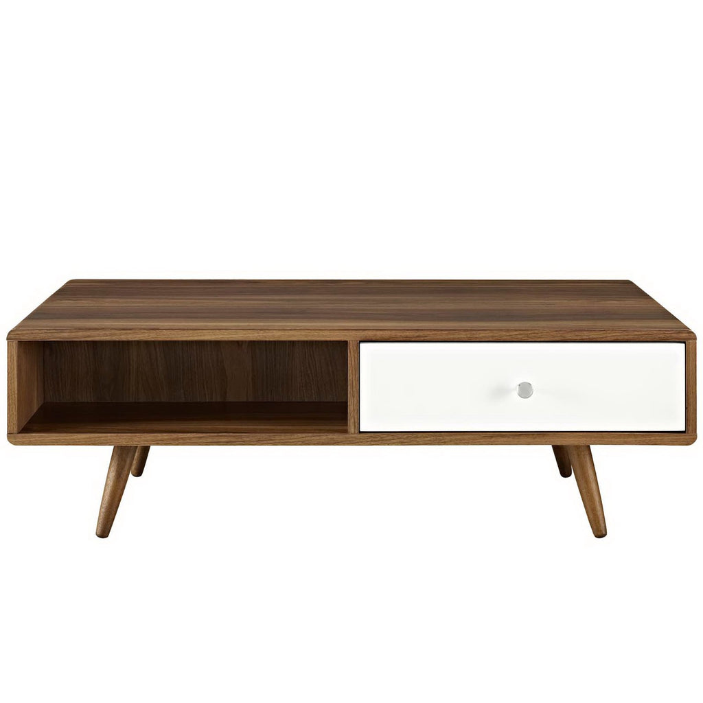 Transmit Coffee Table - Walnut White
