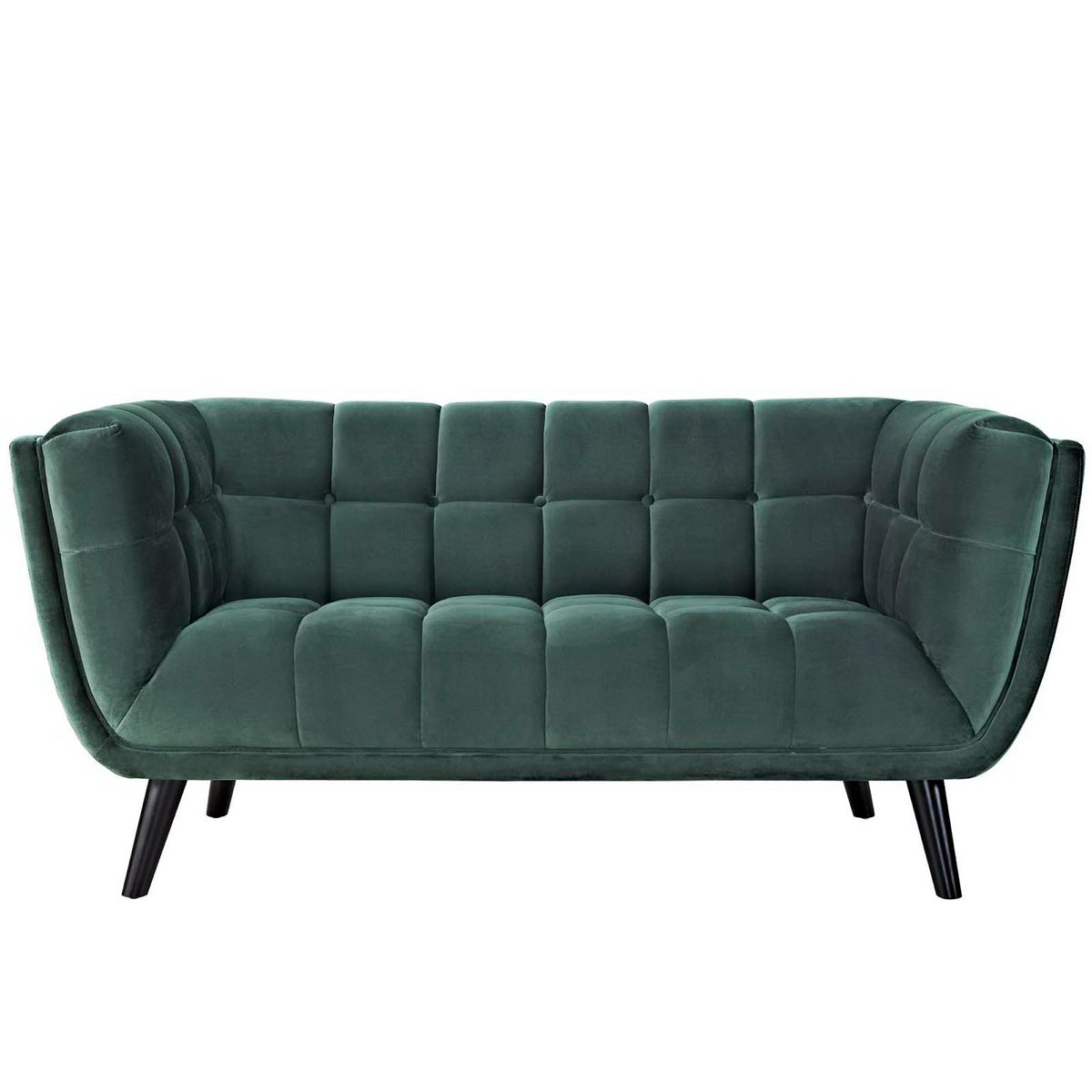 Bestow Performance Velvet Loveseat - Green