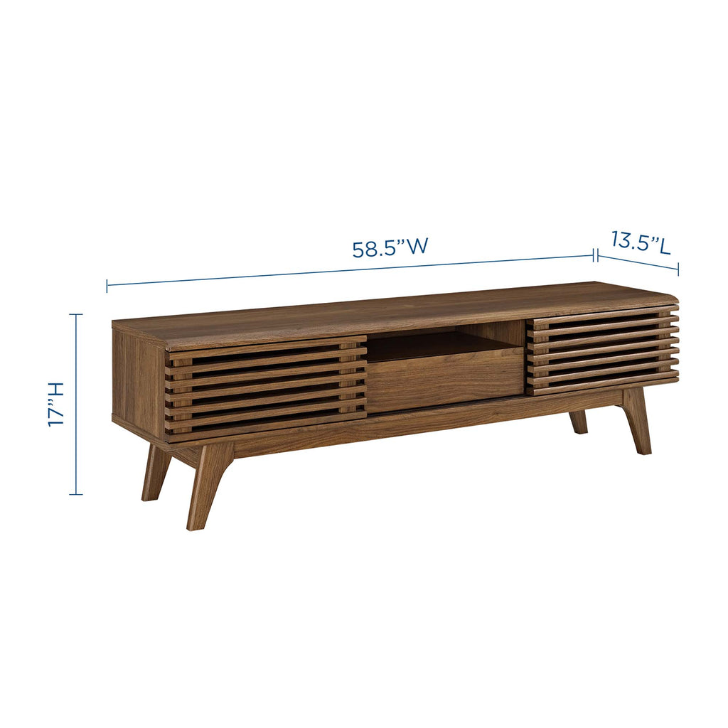 Render 59" TV Stand - Walnut