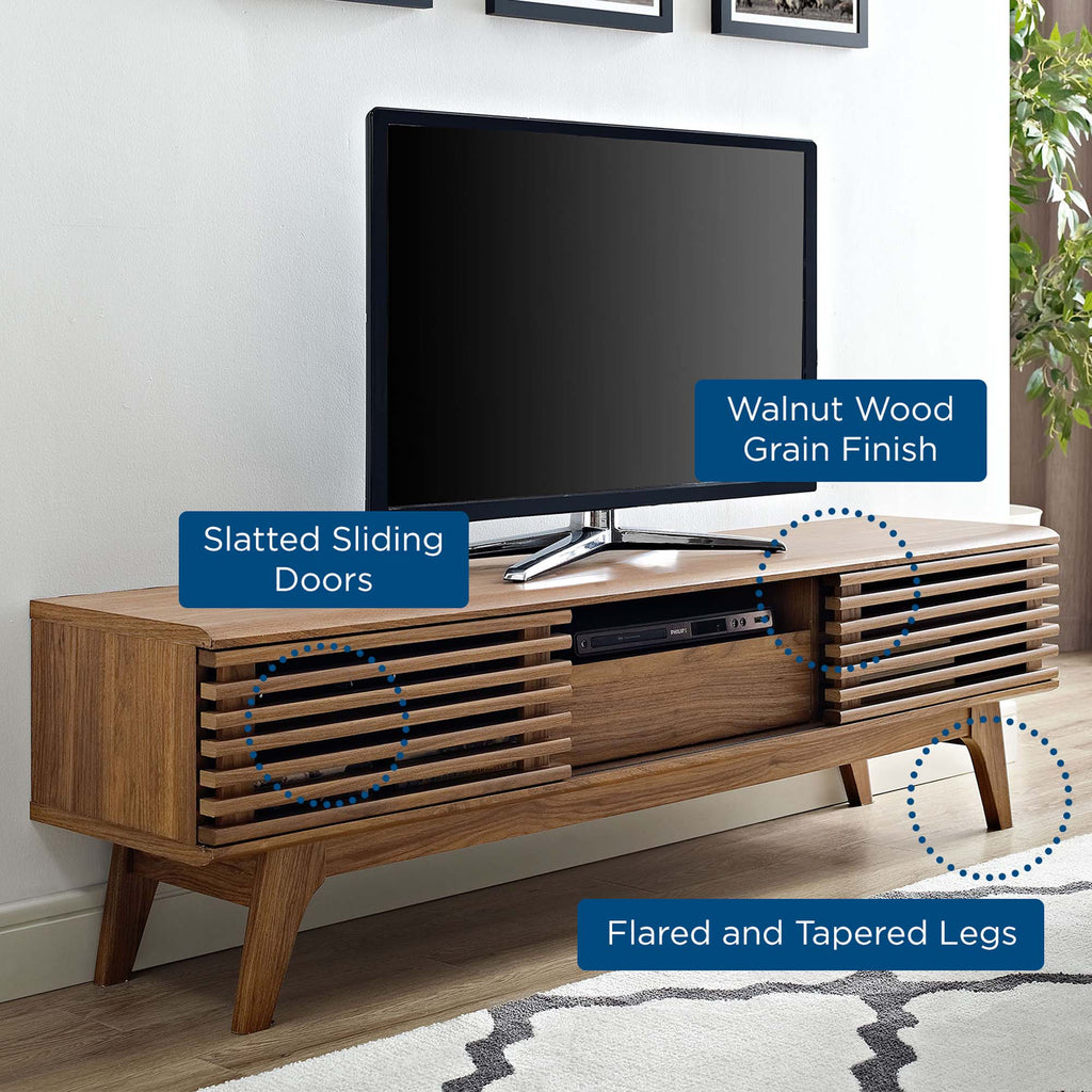 Render 59" TV Stand - Walnut