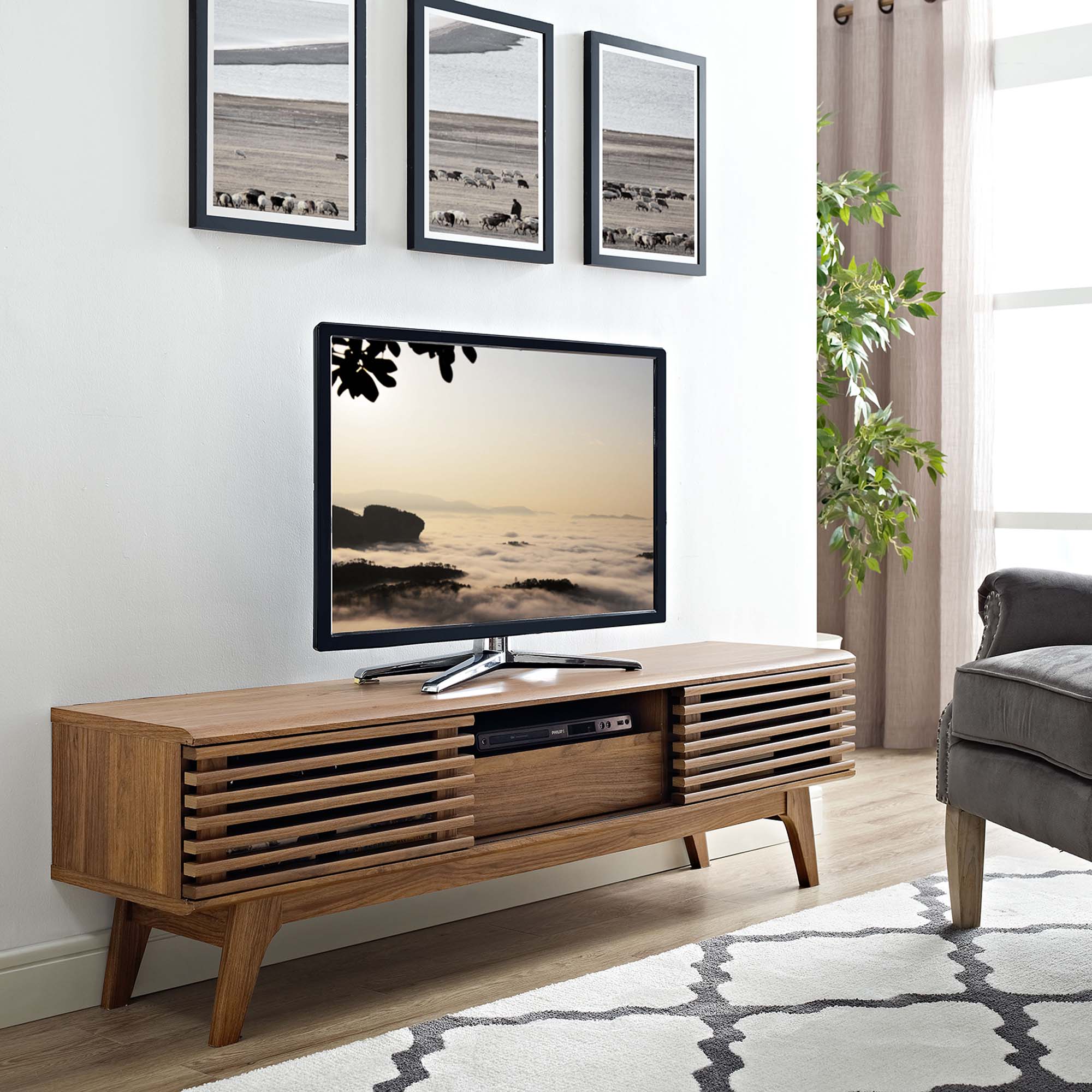 Render 59" TV Stand - Walnut