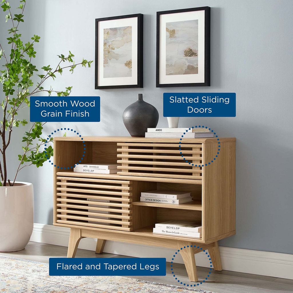 Render Display Stand - Oak