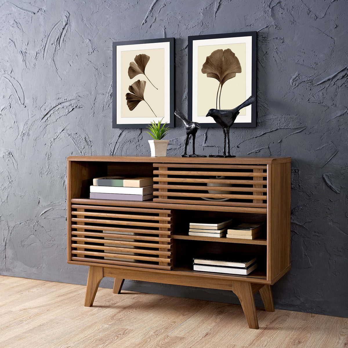 Render Display Stand - Walnut