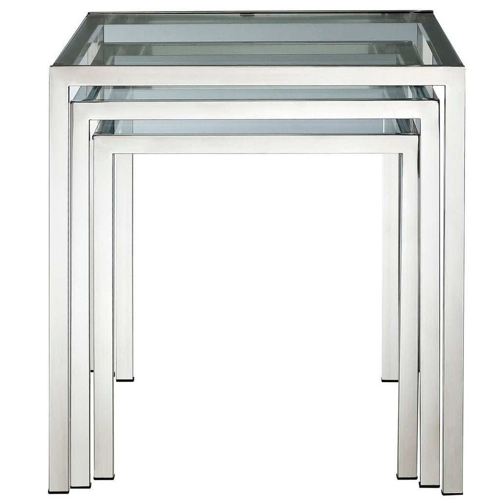 Nimble Nesting Table - Silver