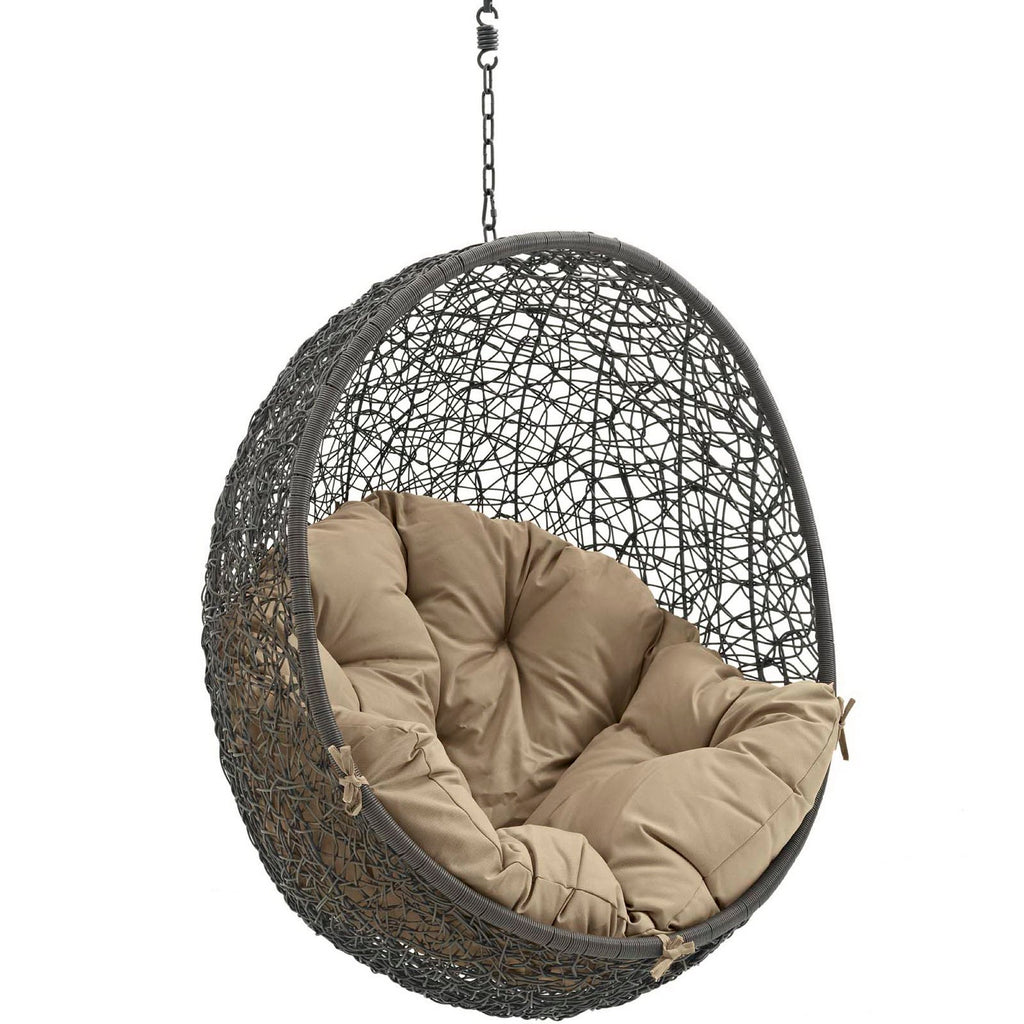 Hide Outdoor Patio Swing Chair Without Stand - Gray Mocha