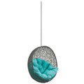 Hide Outdoor Patio Swing Chair Without Stand - Gray Turquoise