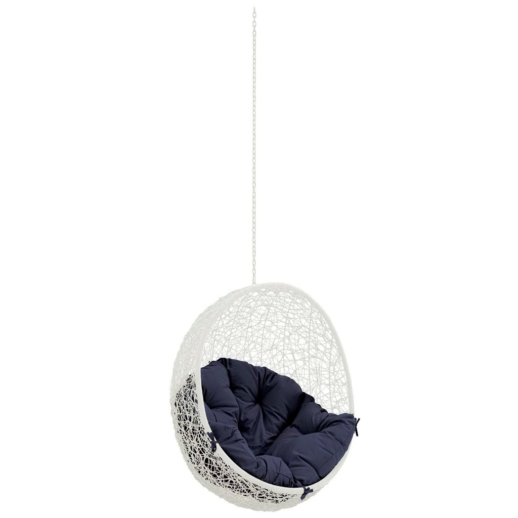Hide Outdoor Patio Swing Chair Without Stand - White Navy