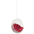Hide Outdoor Patio Swing Chair Without Stand - White Red
