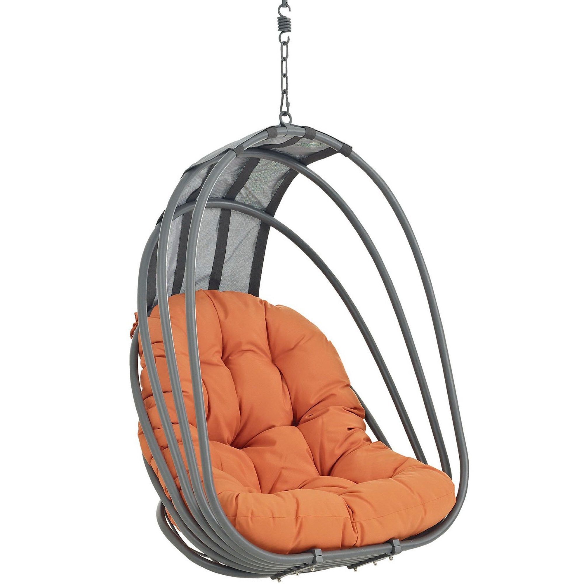 Whisk Outdoor Patio Swing Chair Without Stand - Orange