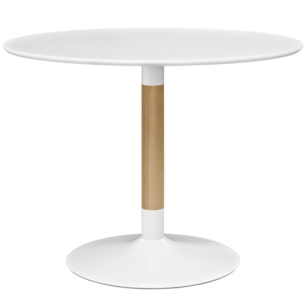 Whirl Round Dining Table - White
