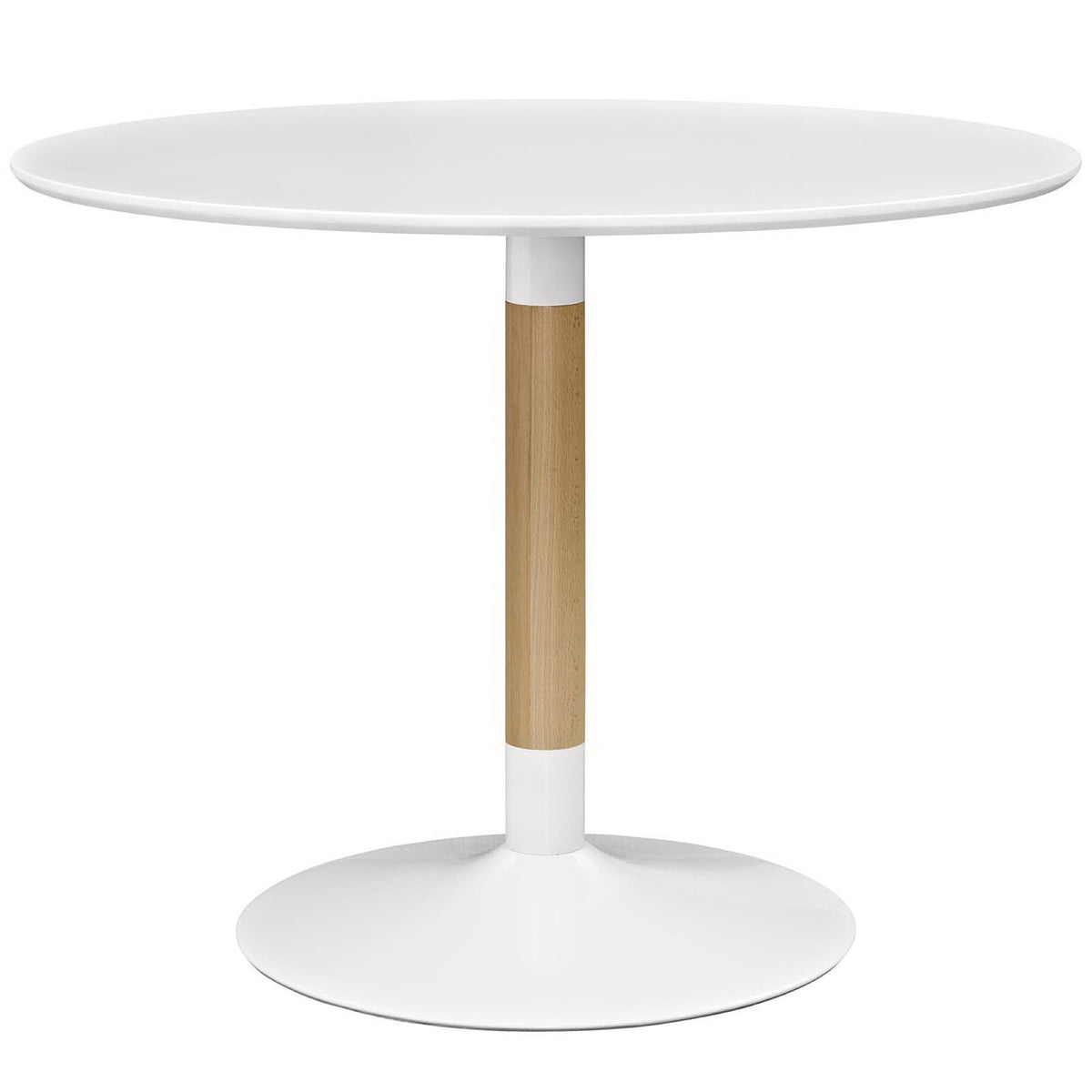 Whirl Round Dining Table - White