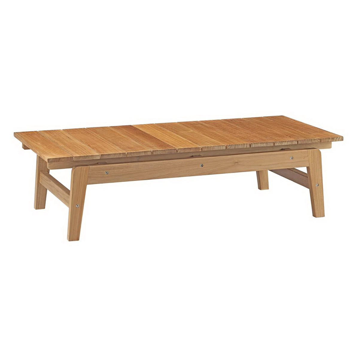 Bayport Outdoor Patio Teak Coffee Table - Natural