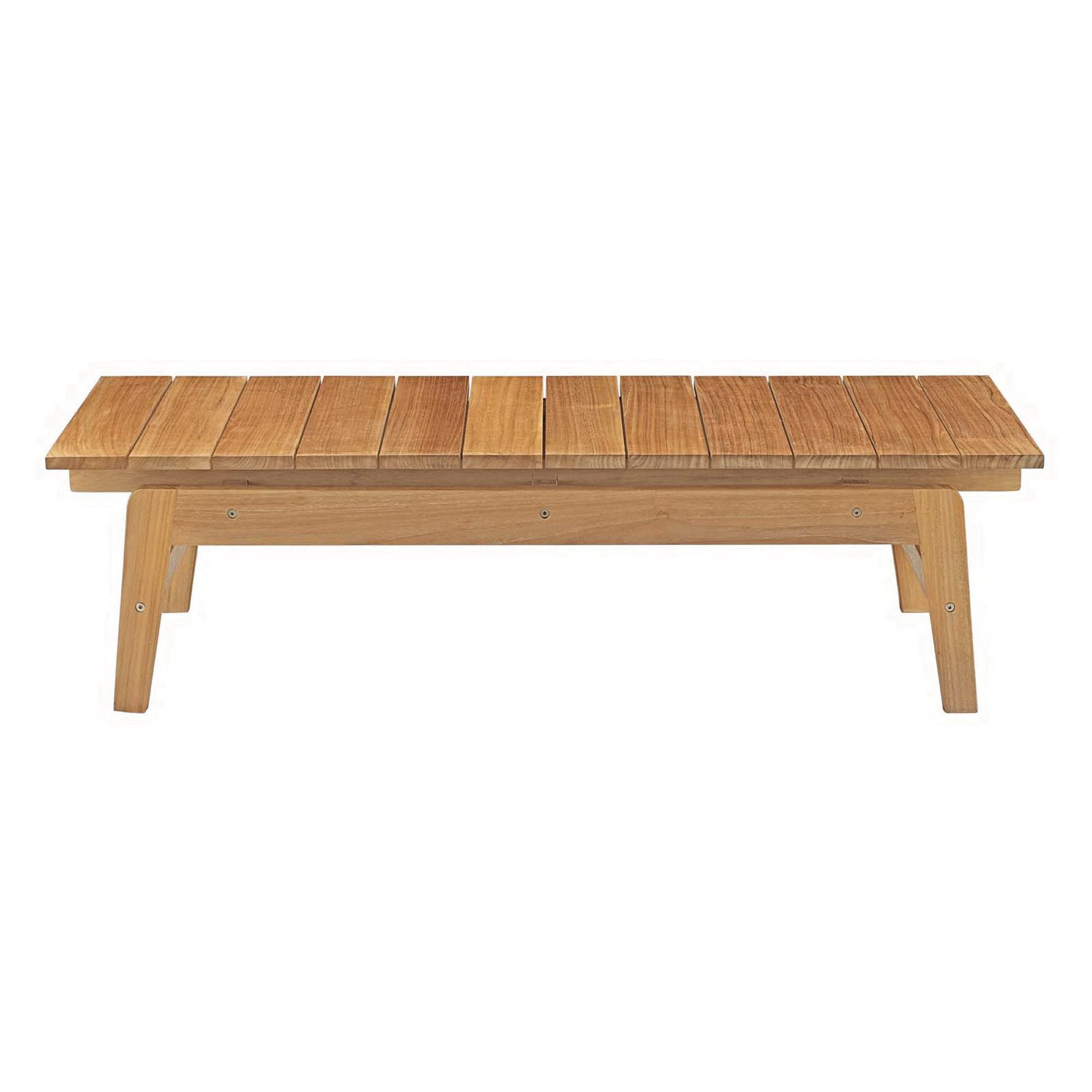 Bayport Outdoor Patio Teak Coffee Table - Natural