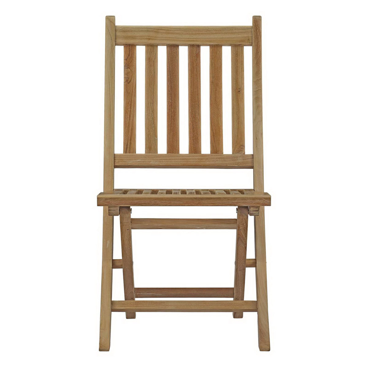 Marina Outdoor Patio Teak Folding Chair - Natural (EEI-2702-NAT)