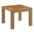 Upland Outdoor Patio Wood Side Table - Natural
