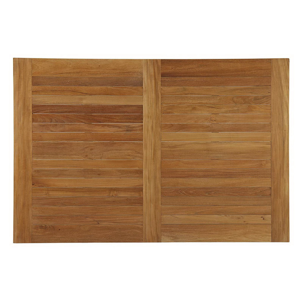 Marina 60" Outdoor Patio Teak Dining Table - Natural