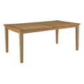 Marina 72" Outdoor Patio Teak Dining Table - Natural