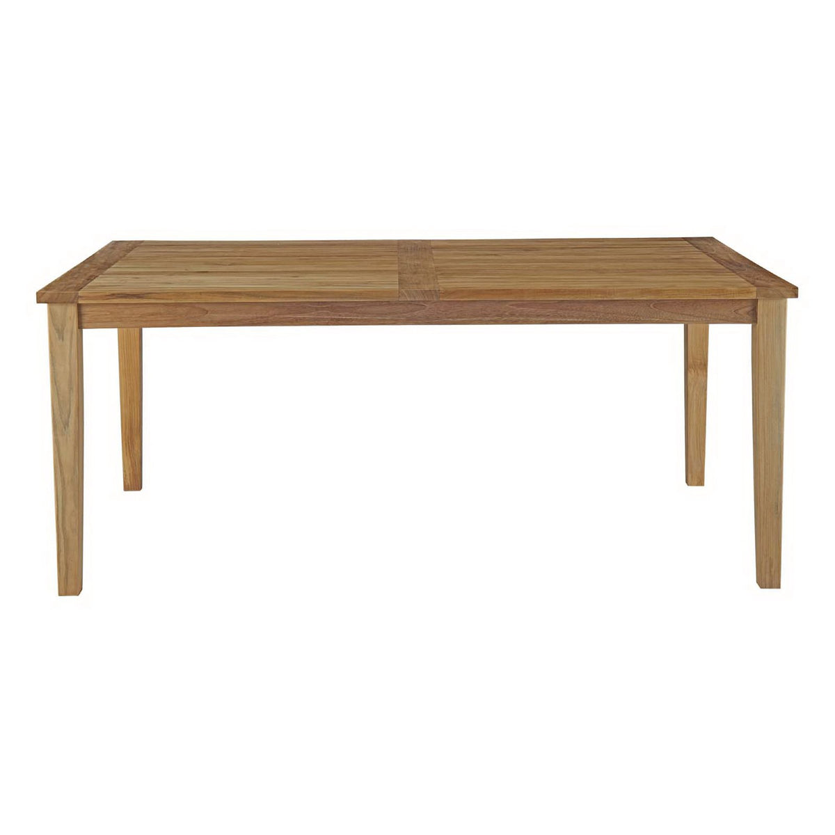Marina 72" Outdoor Patio Teak Dining Table - Natural