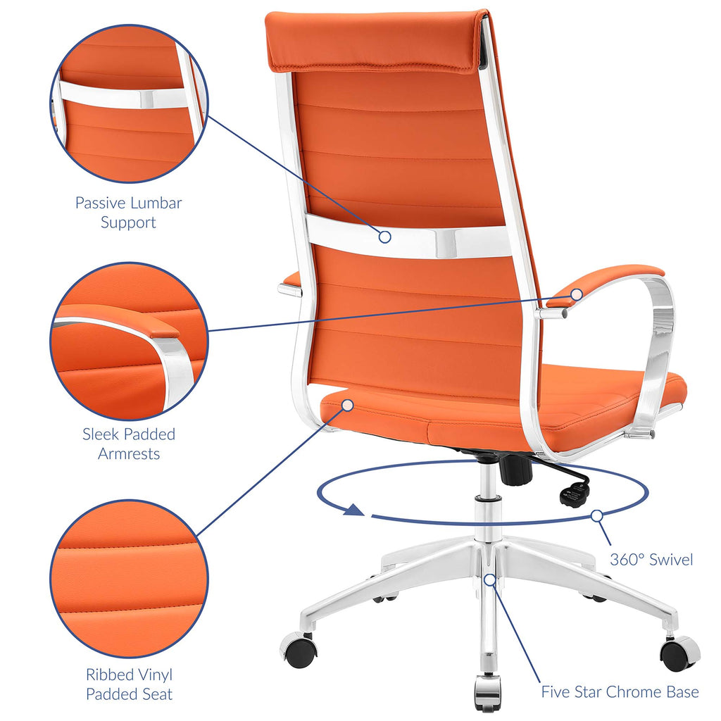 Jive Highback Office Chair - Orange