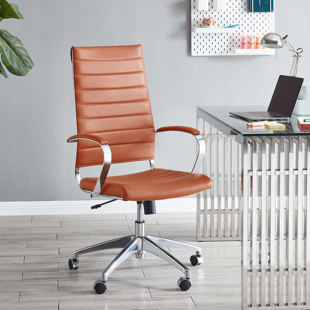 Jive Highback Office Chair - Terracotta