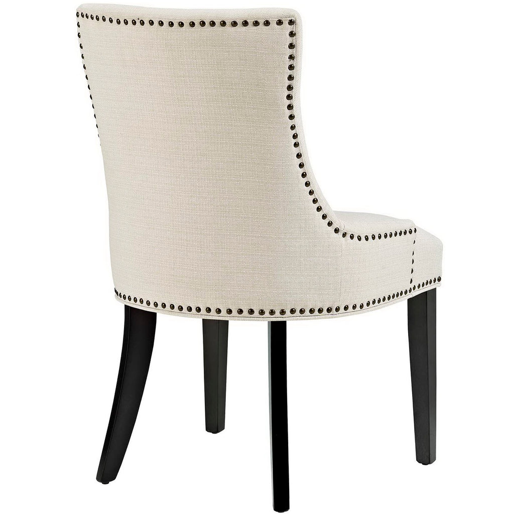 Marquis Fabric Dining Side Chair Set of 2 - Beige