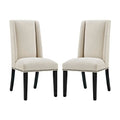 Baron Fabric Dining Chair Set of 2 - Beige