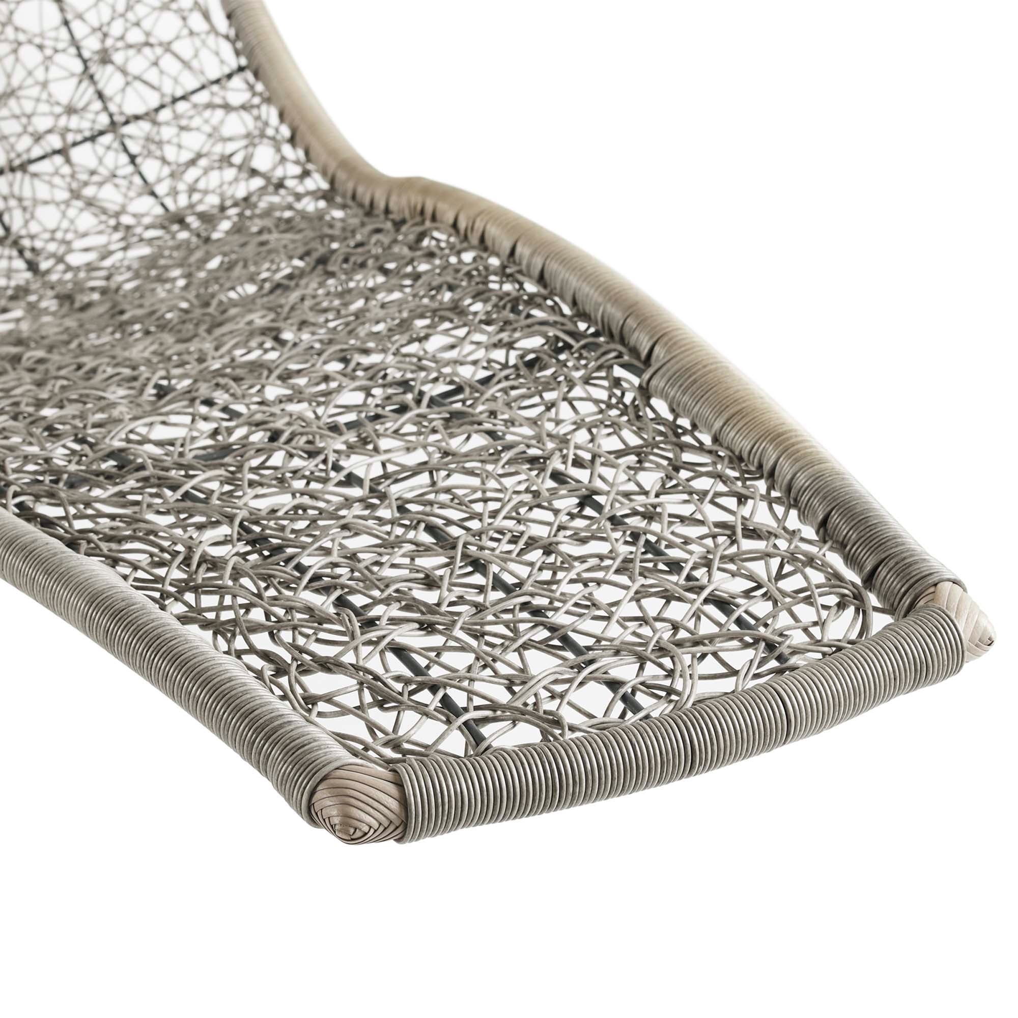 Landscape Hanging Chaise Lounge Outdoor Patio Swing Chair - Light Gray Beige (EEI-2952-LGR-BEI)