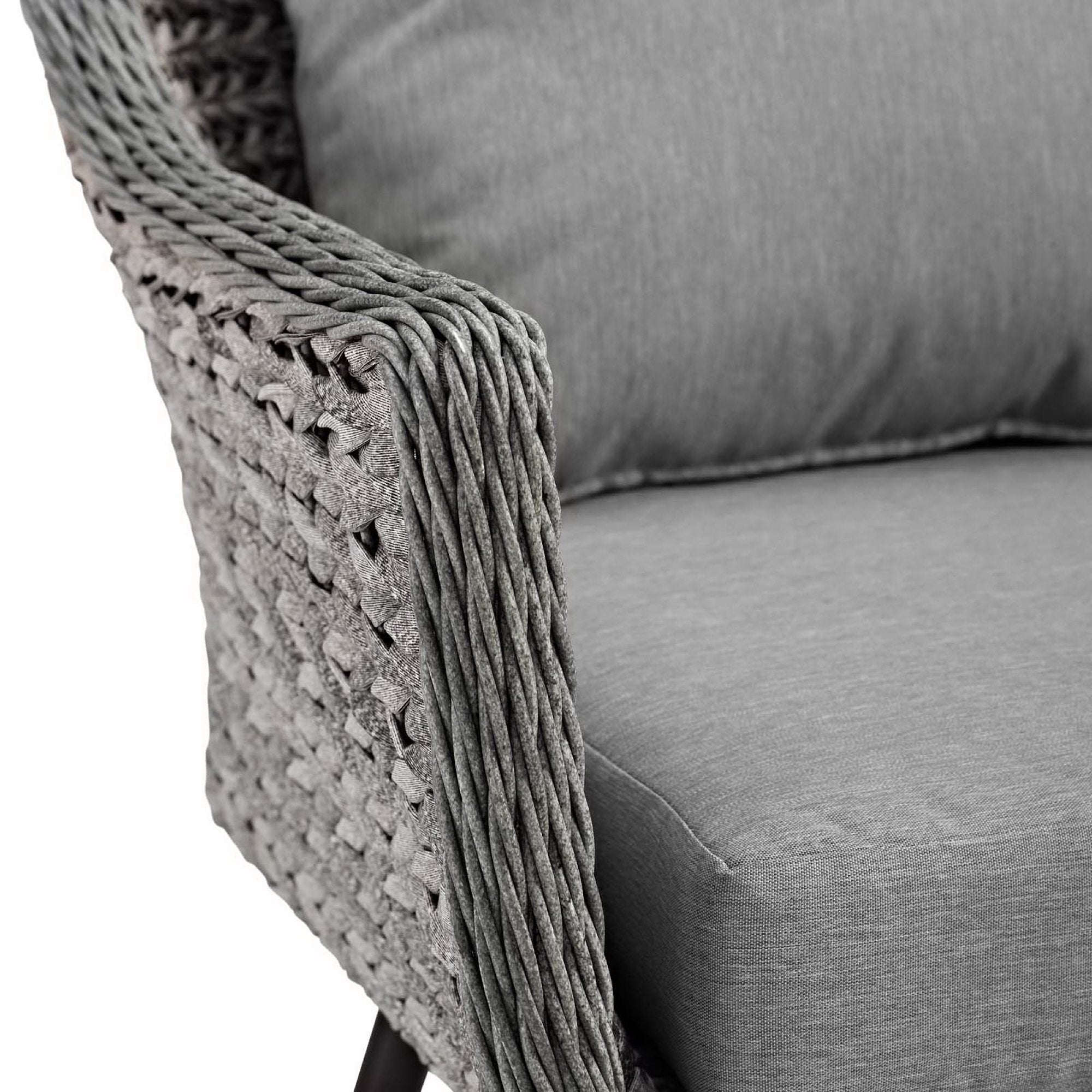 Endeavor Outdoor Patio Wicker Rattan Armchair - Gray Gray
