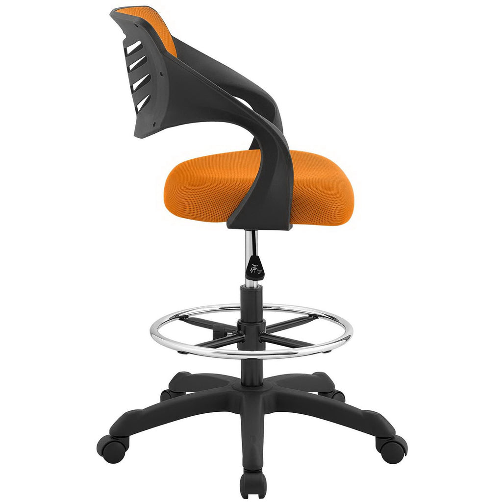 Thrive Mesh Drafting Chair - Orange