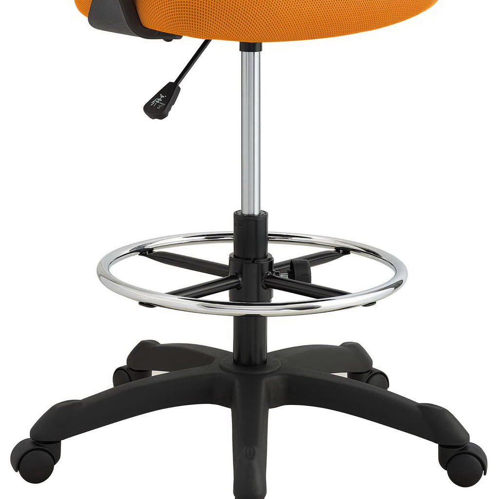 Thrive Mesh Drafting Chair - Orange