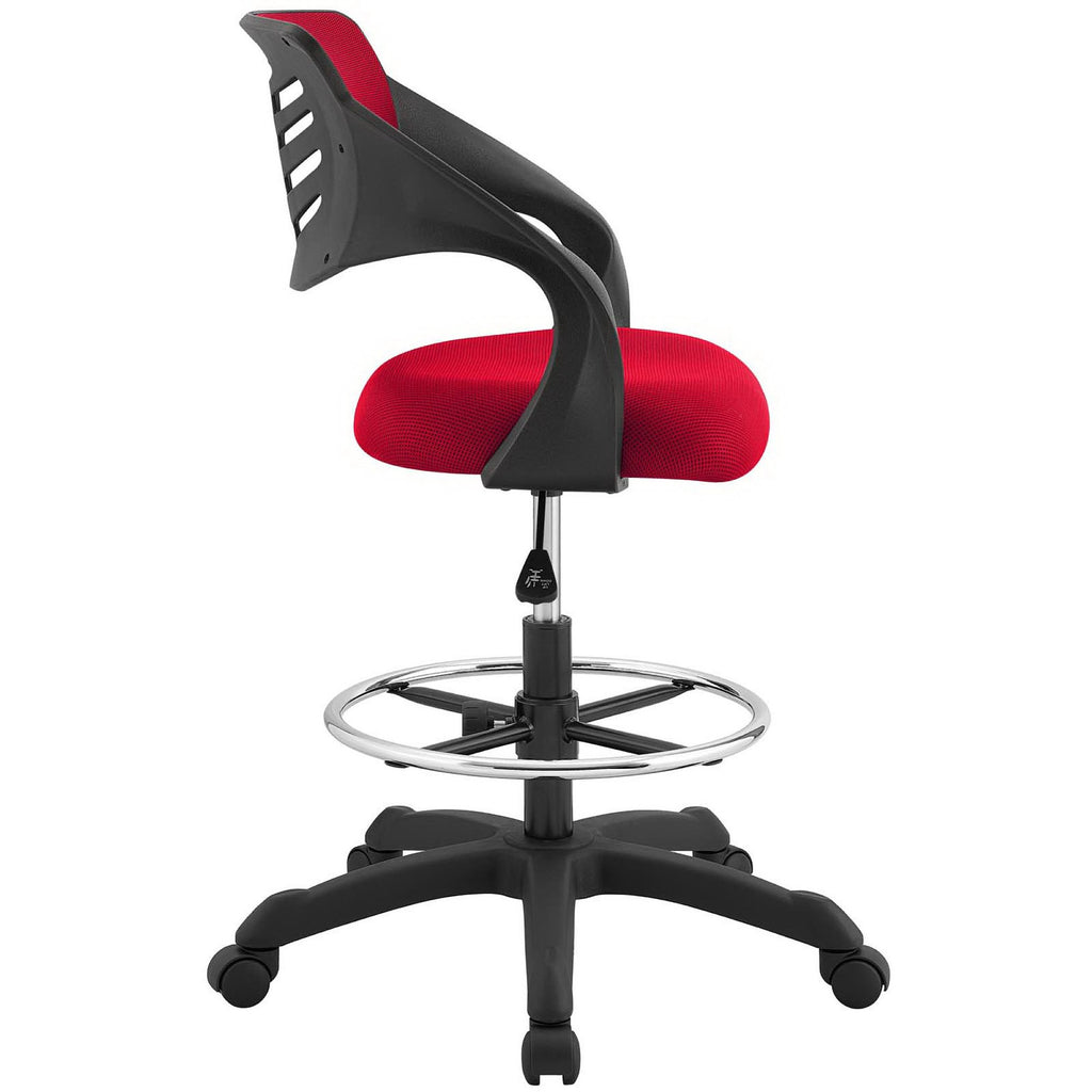 Thrive Mesh Drafting Chair - Red