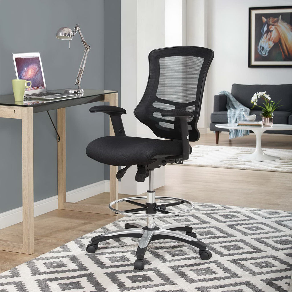 Calibrate Mesh Drafting Chair - Black