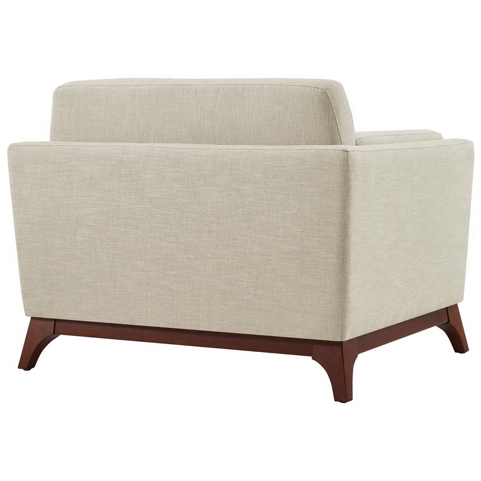 Chance Upholstered Fabric Armchair - Beige