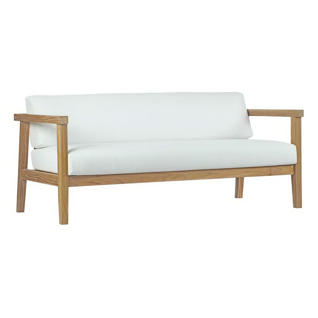 Bayport 8 Piece Outdoor Patio Teak Set - Natural White