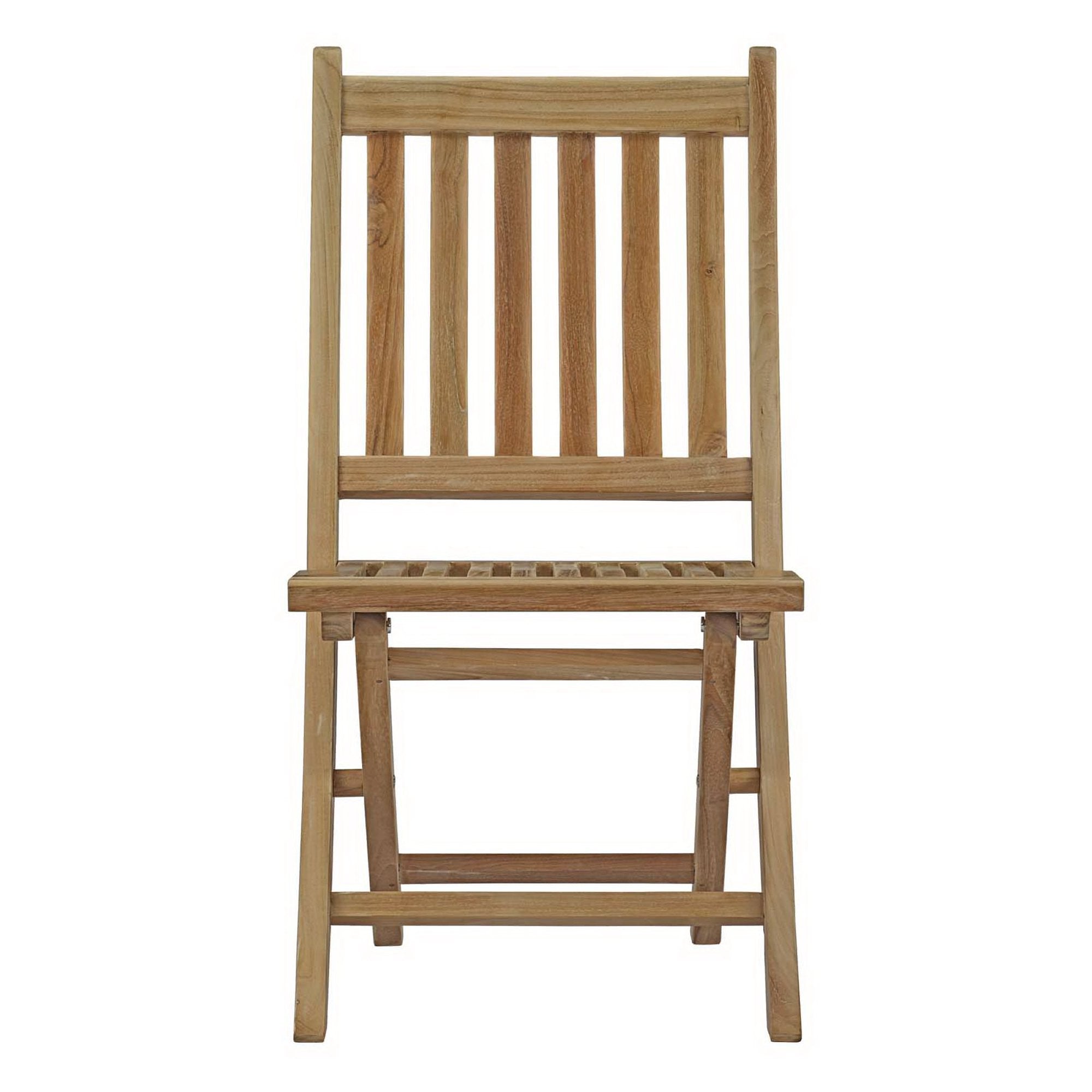 Marina 9 Piece Outdoor Patio Teak Dining Set - Natural (8 Chairs, Table)