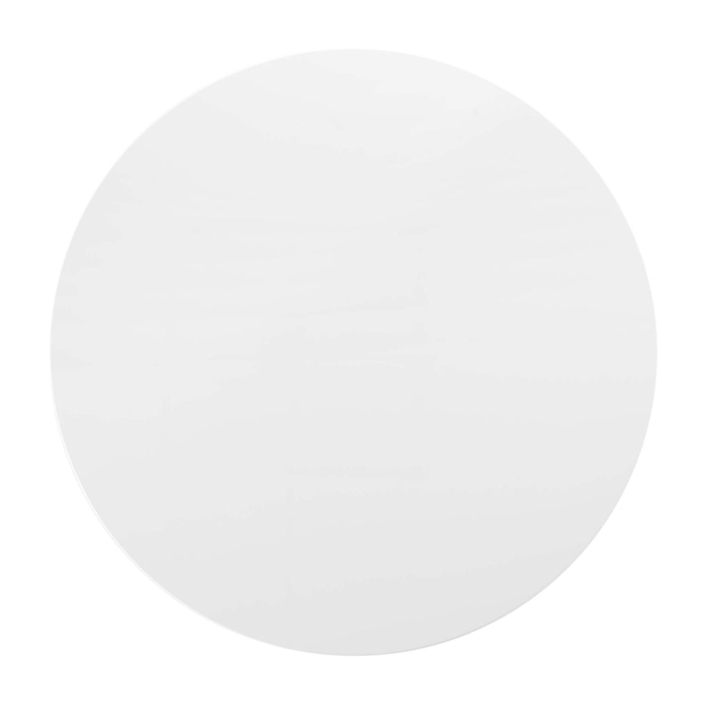 Lippa 48" Round Wood Dining Table - Gold White