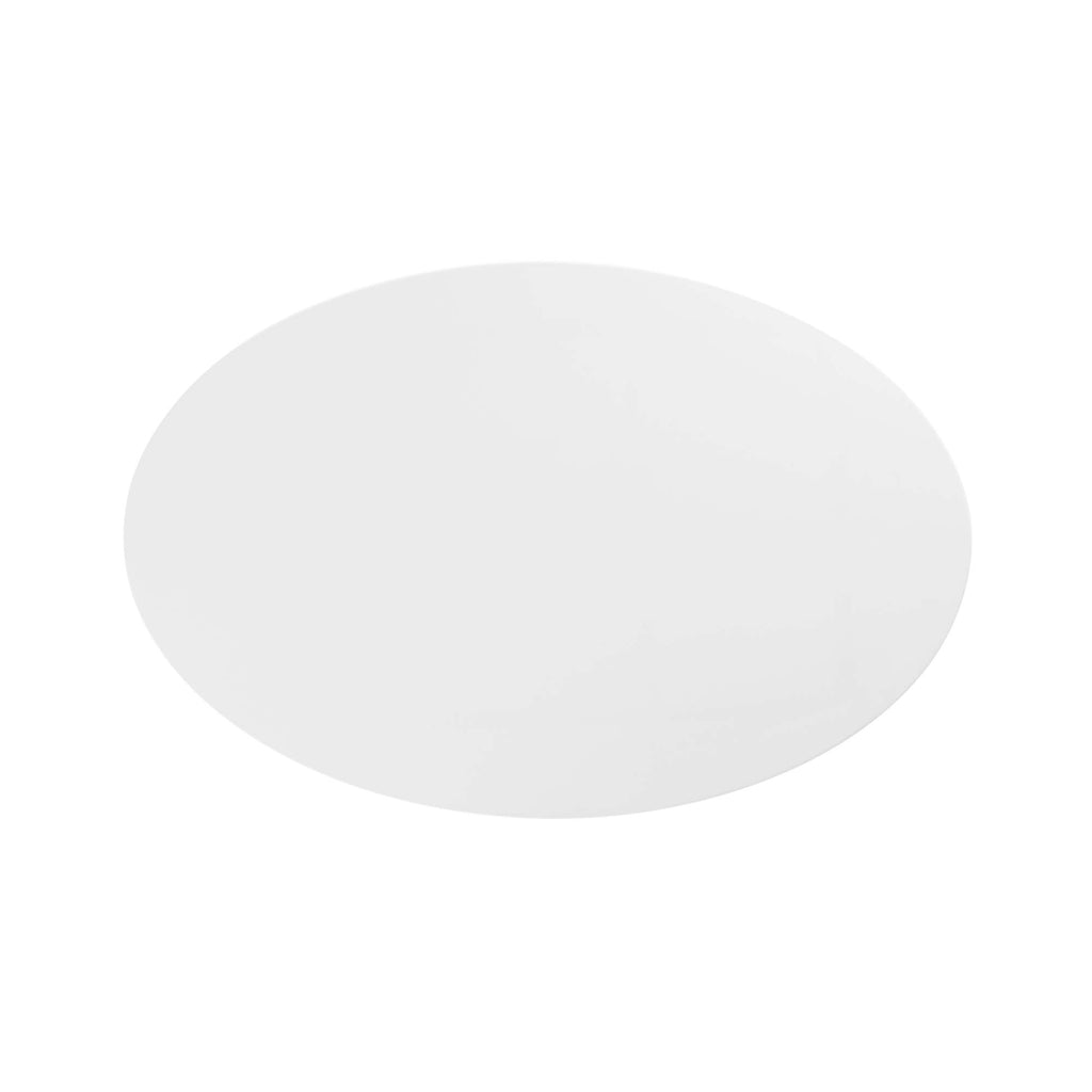 Lippa 42" Oval Wood Coffee Table - Gold White
